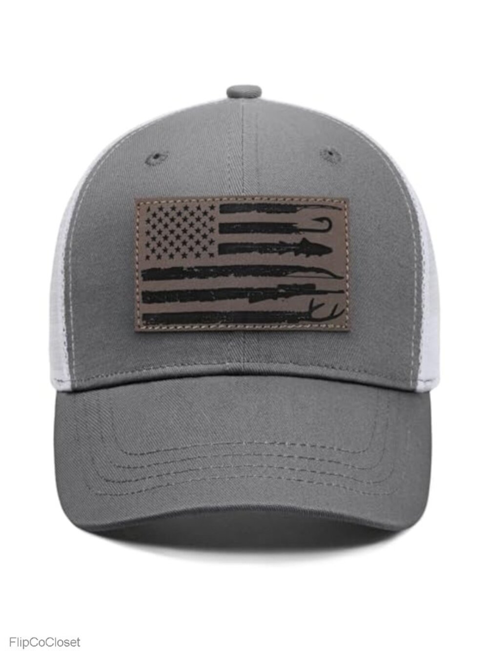 American Flag Trucker Hat Mesh Back Hunting Fishing Gift Adjustable Cotton